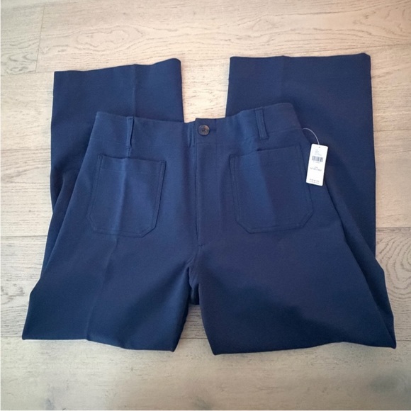Nwt Maeve the Colette Navy Wide-Leg Pants - Picture 5 of 6